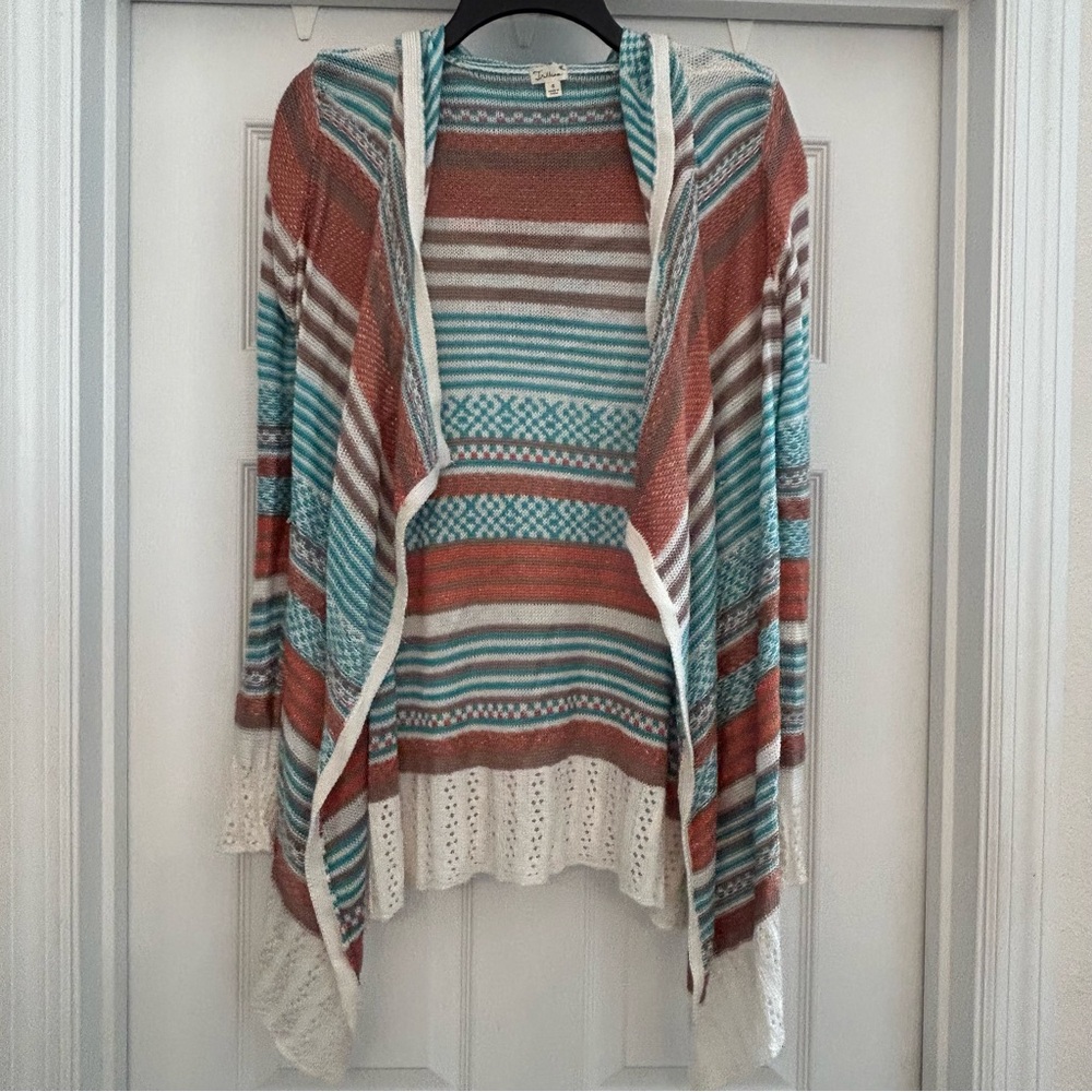 Trillium sweater open cardigan size small